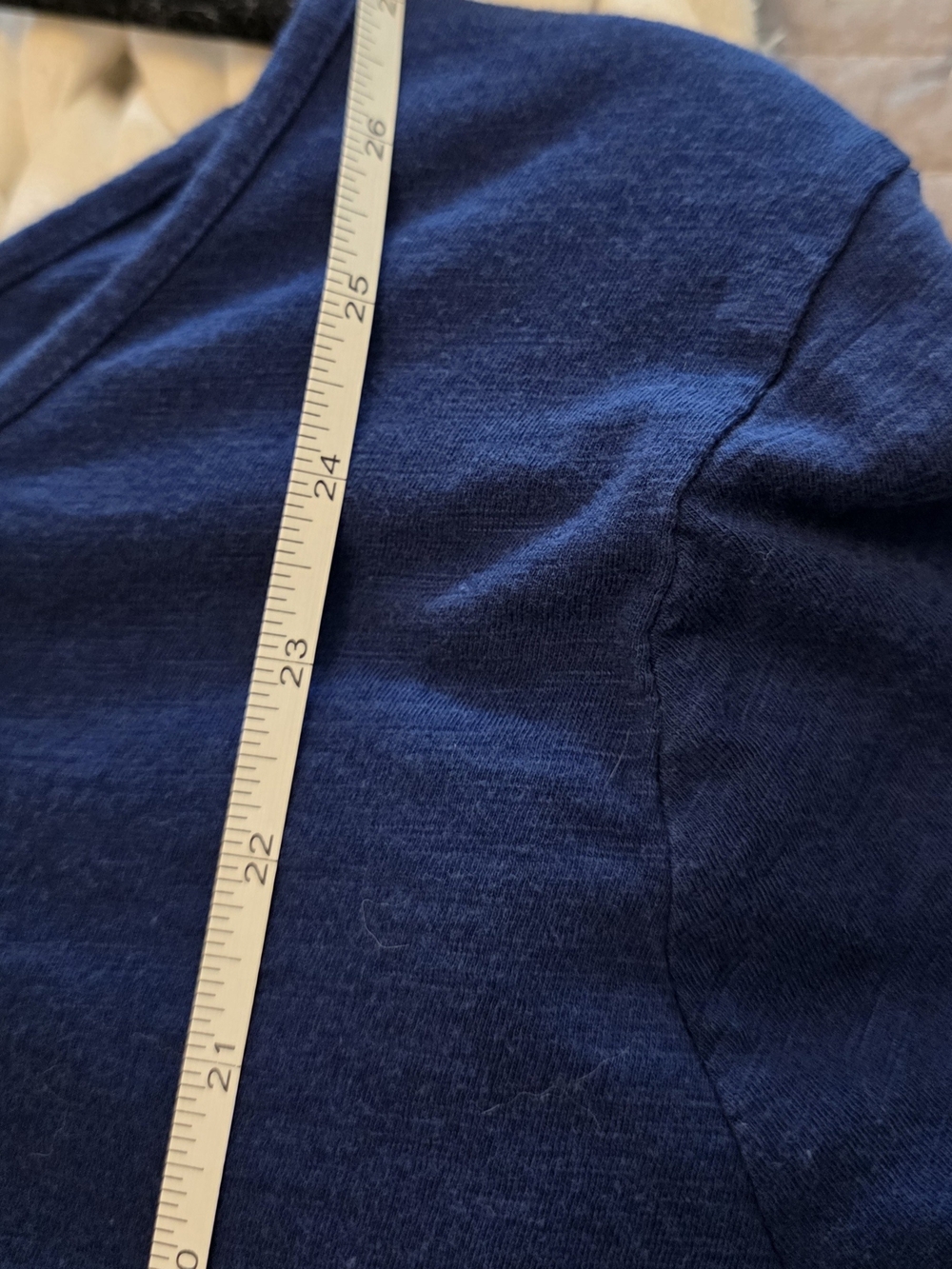 J. Jill Navy Short Sleeve Women's Tee - Picture 8 of 9